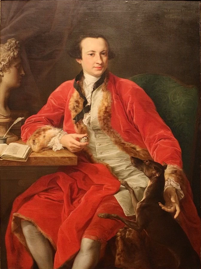 Ritratto di ritratto di edward dering - Batoni Pompeo